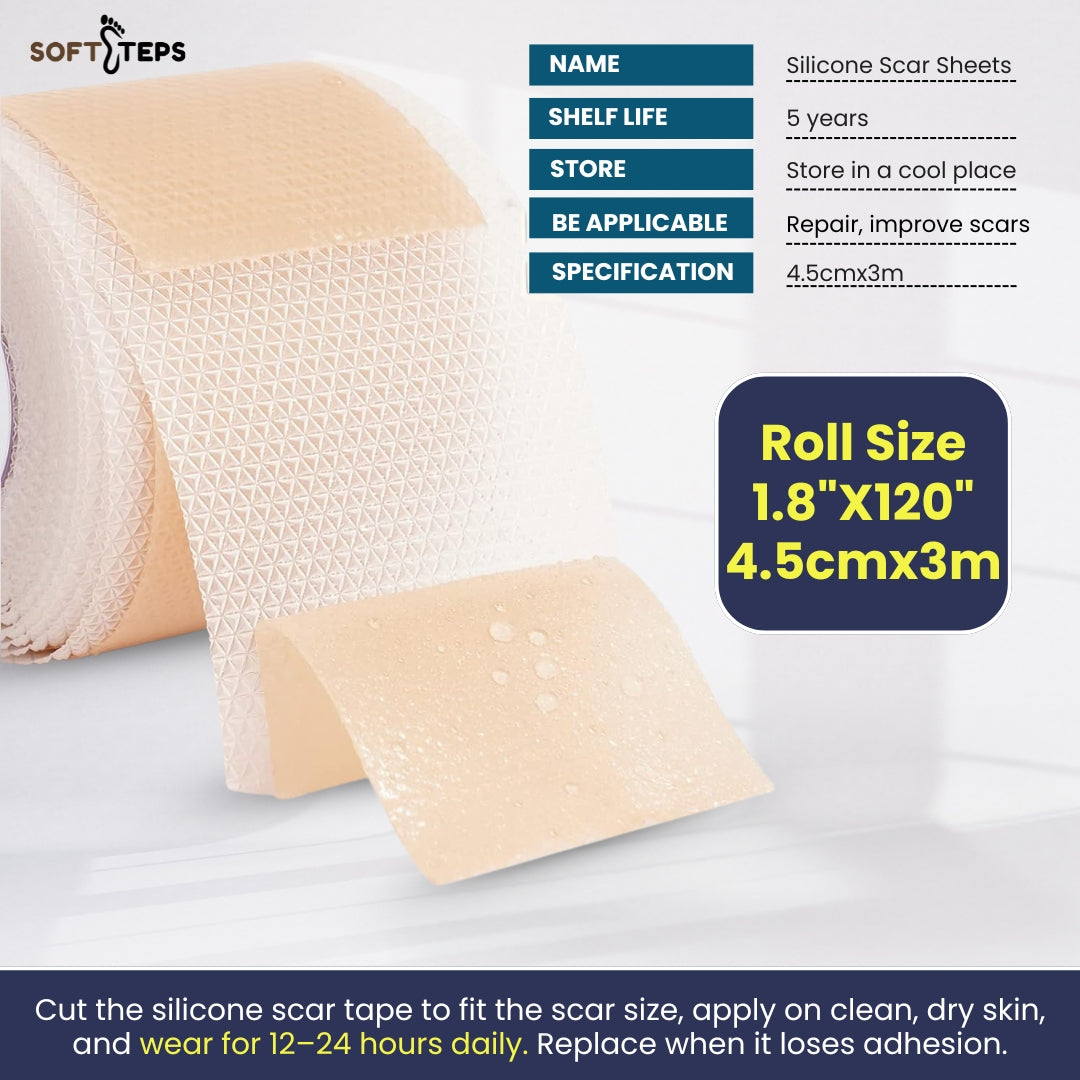 Scar Free Skin Tape - Soft on skin, tough on scars