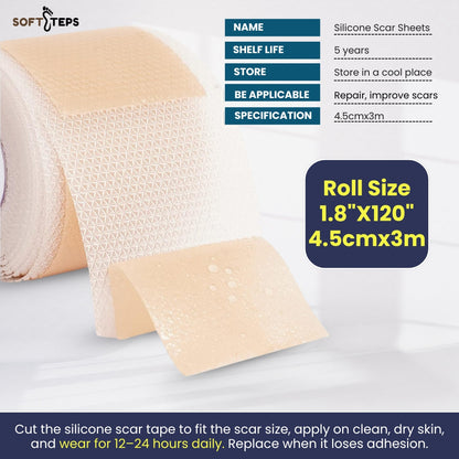 Scar Free Skin Tape - Soft on skin, tough on scars