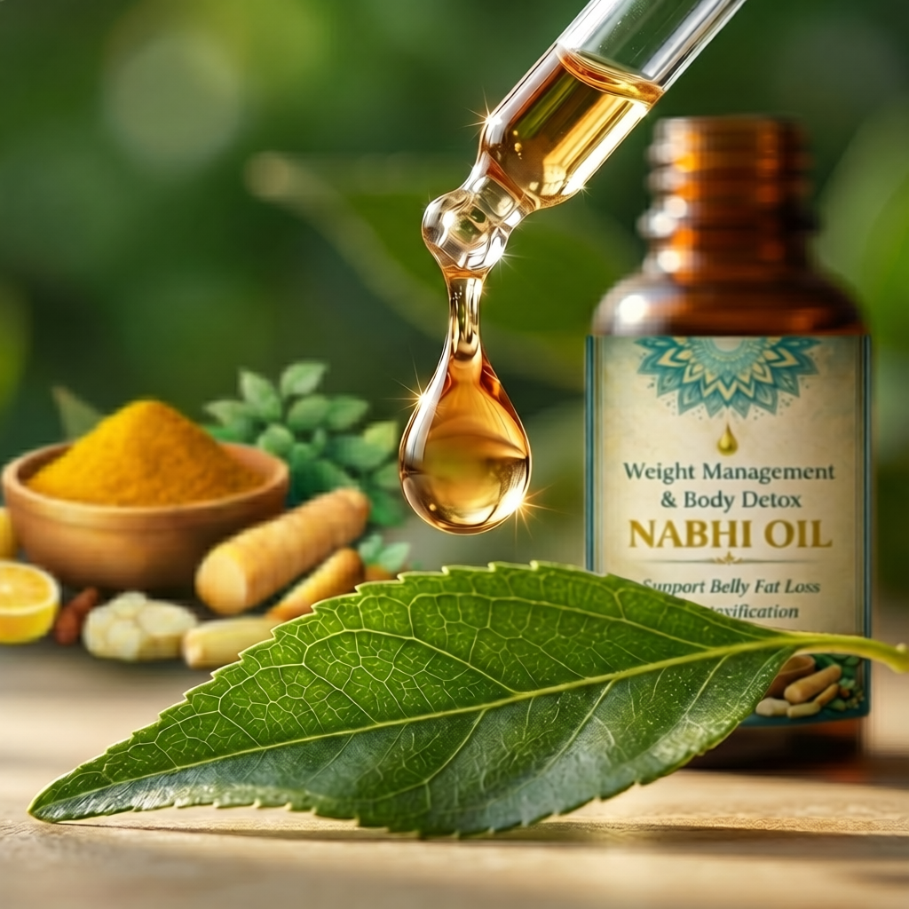 Weight Management and Body Detox Nabhi Oil (100% Ayurvedic)