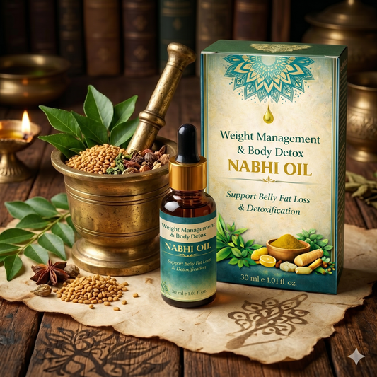 Weight Management and Body Detox Nabhi Oil (100% Ayurvedic)